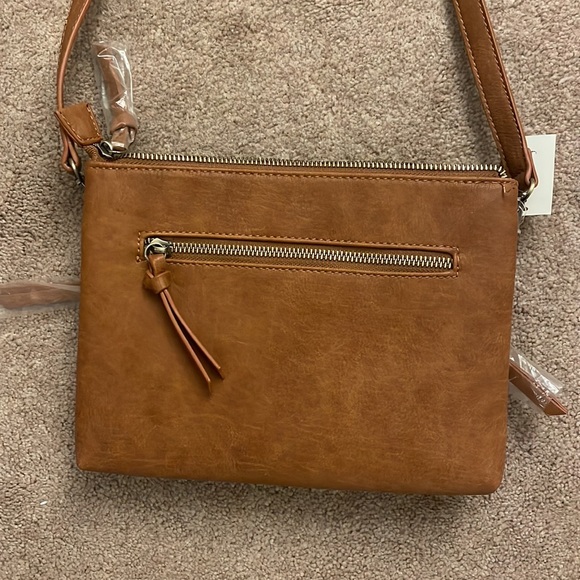 Madison West Camel Crossbody Purse - Picture 3 of 9
